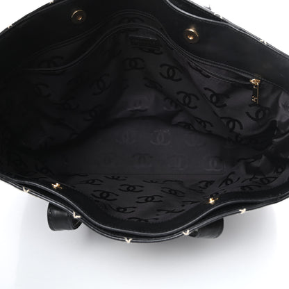 Chanel Calfskin Wild Stitch Large Tote Black 5 of 16