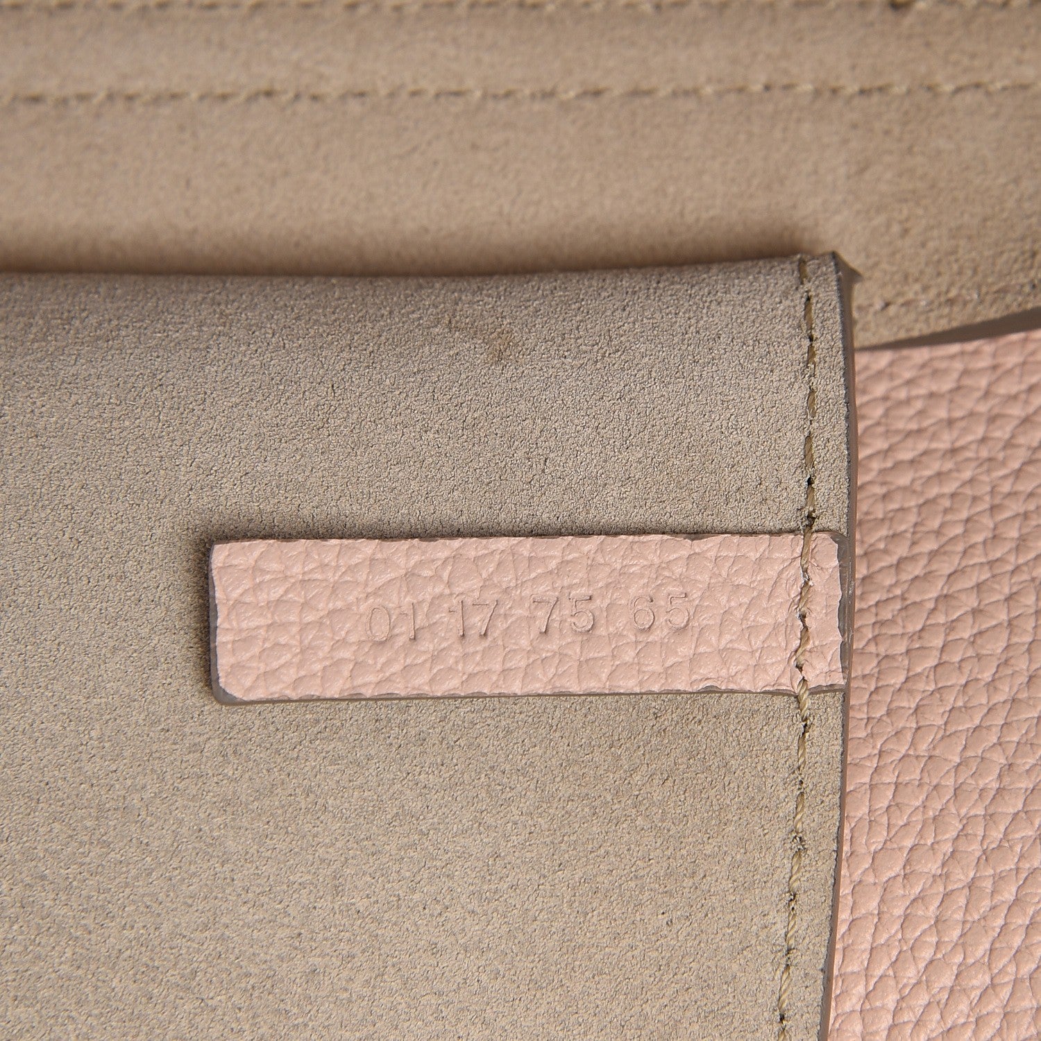 Chloe Calfskin Mini Faye Shoulder Bag Cement Pink 7 of 9