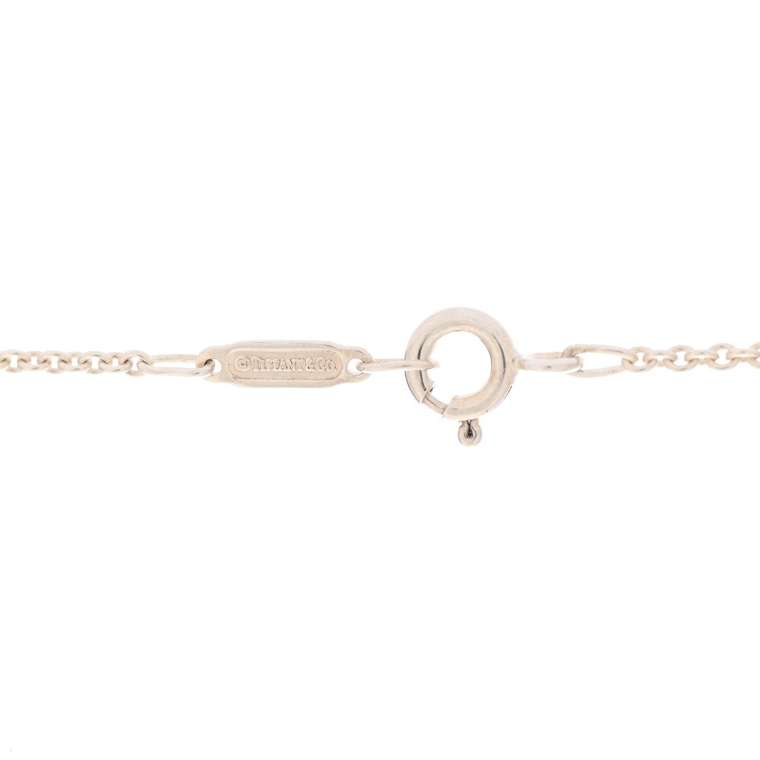 Tiffany Sterling Silver 1837 Triple Tag Lariat Necklace 5 of 6