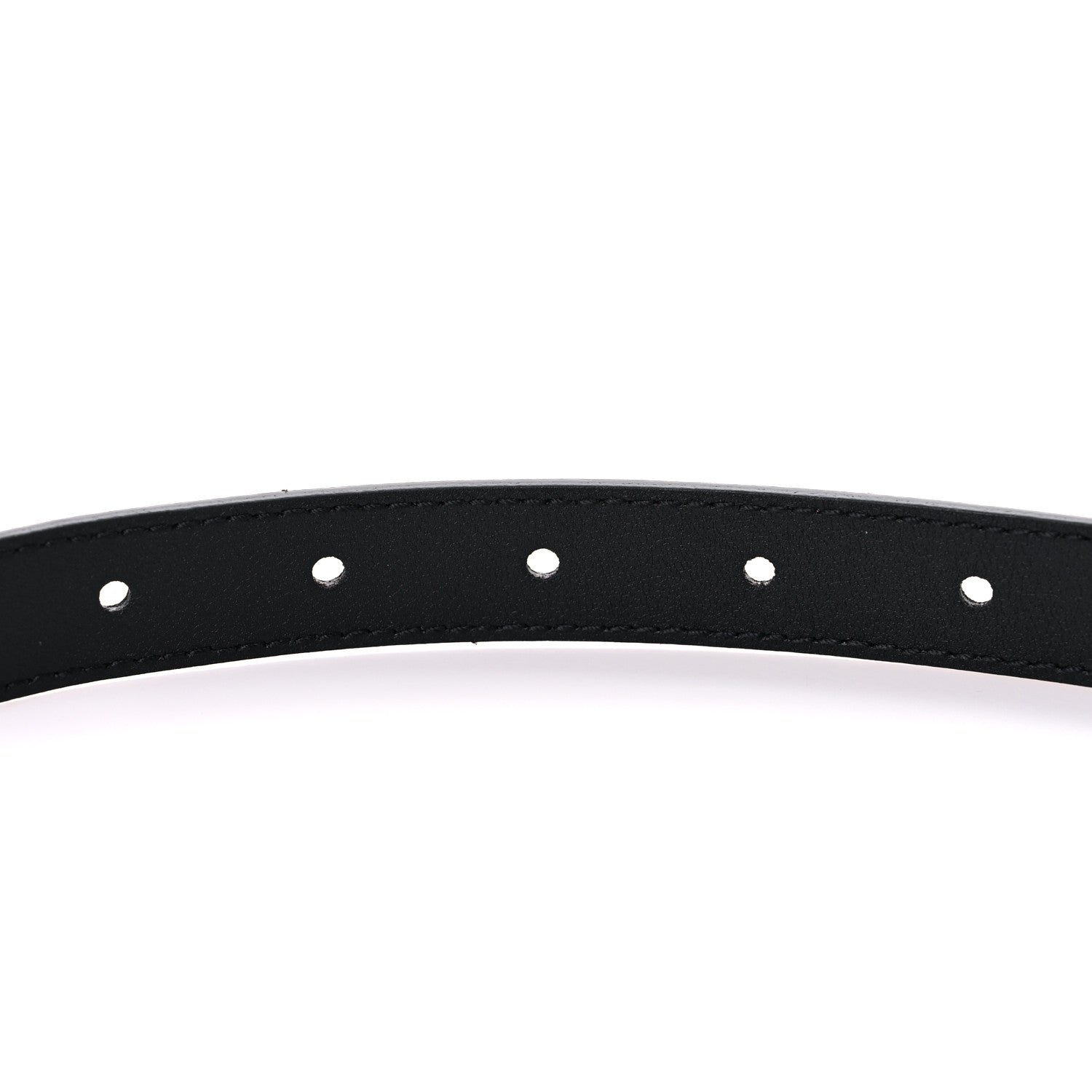 Gucci Plutone Calfskin Double G 20mm Belt 75 30 Black 4 of 4
