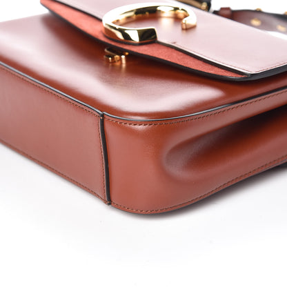 Chloe Calfskin Small C Double Carry Sepia Brown 7 of 10