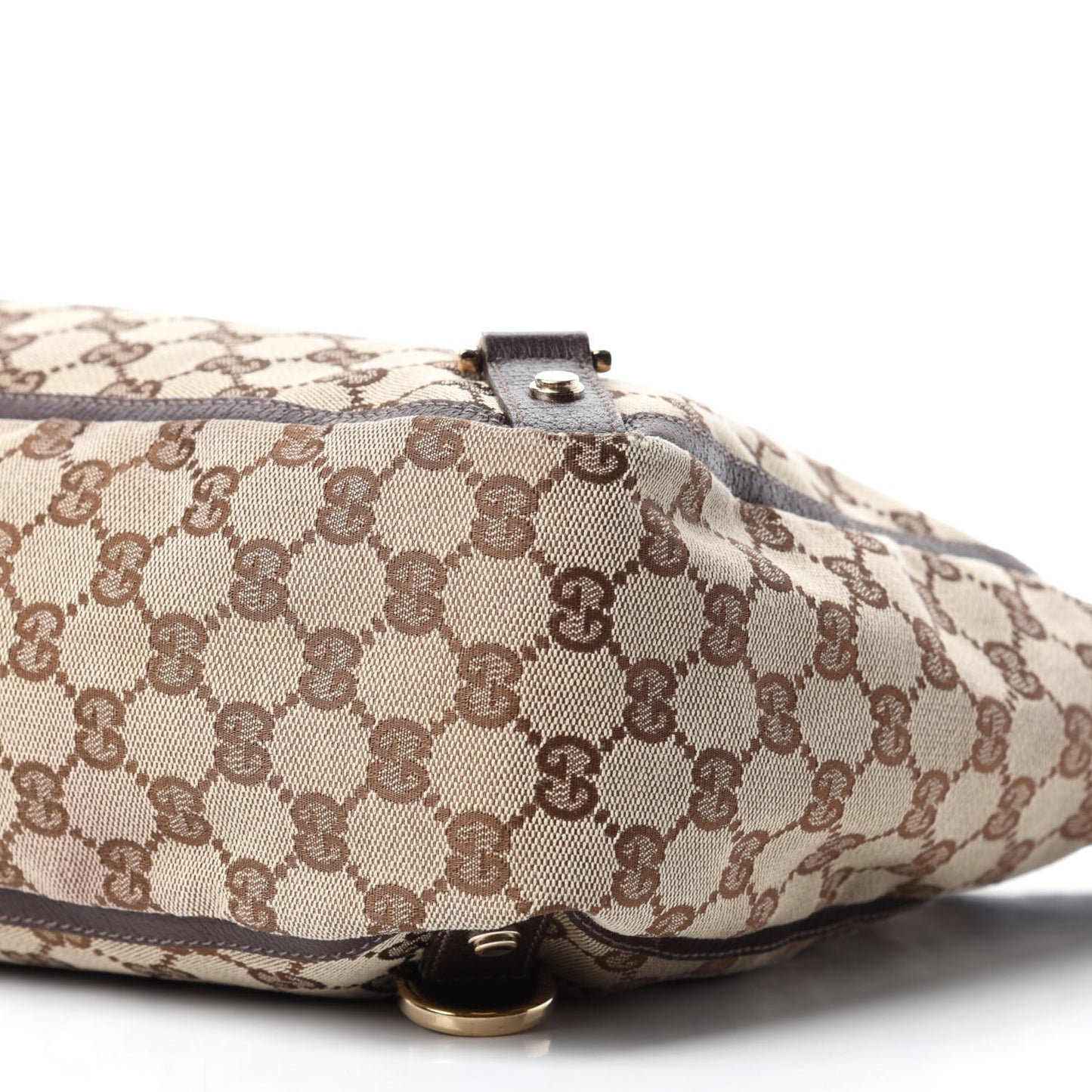 Monogram Large Abbey Tote Dark Brown