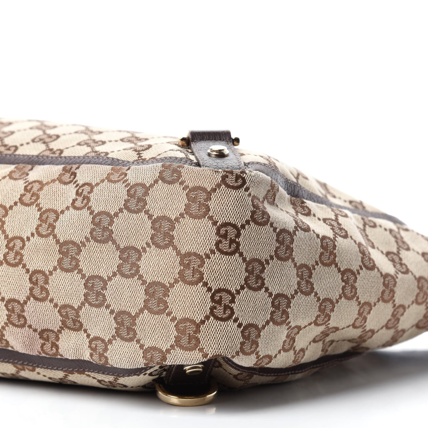 Gucci Monogram Large Abbey Tote Dark Brown 7 of 12