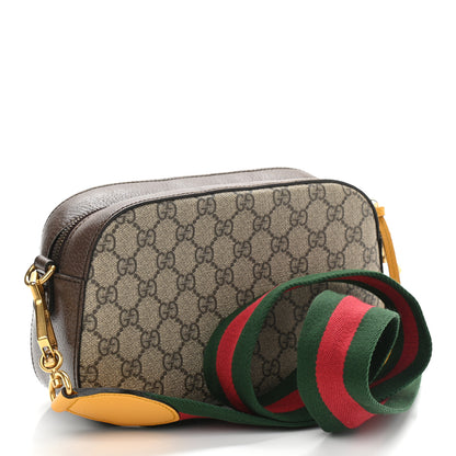 Gucci GG Supreme Monogram Web Neo Vintage Shoulder Bag Beige New Acero Crop 3 of 11