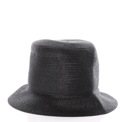 Gucci Raffia Double G Hat M Black 3 of 6