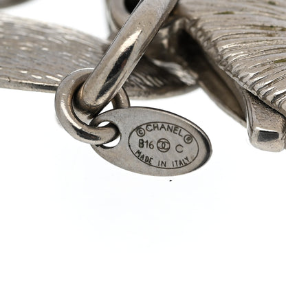 Chanel Crystal CC Chain Link Bracelet Grey 4 of 4