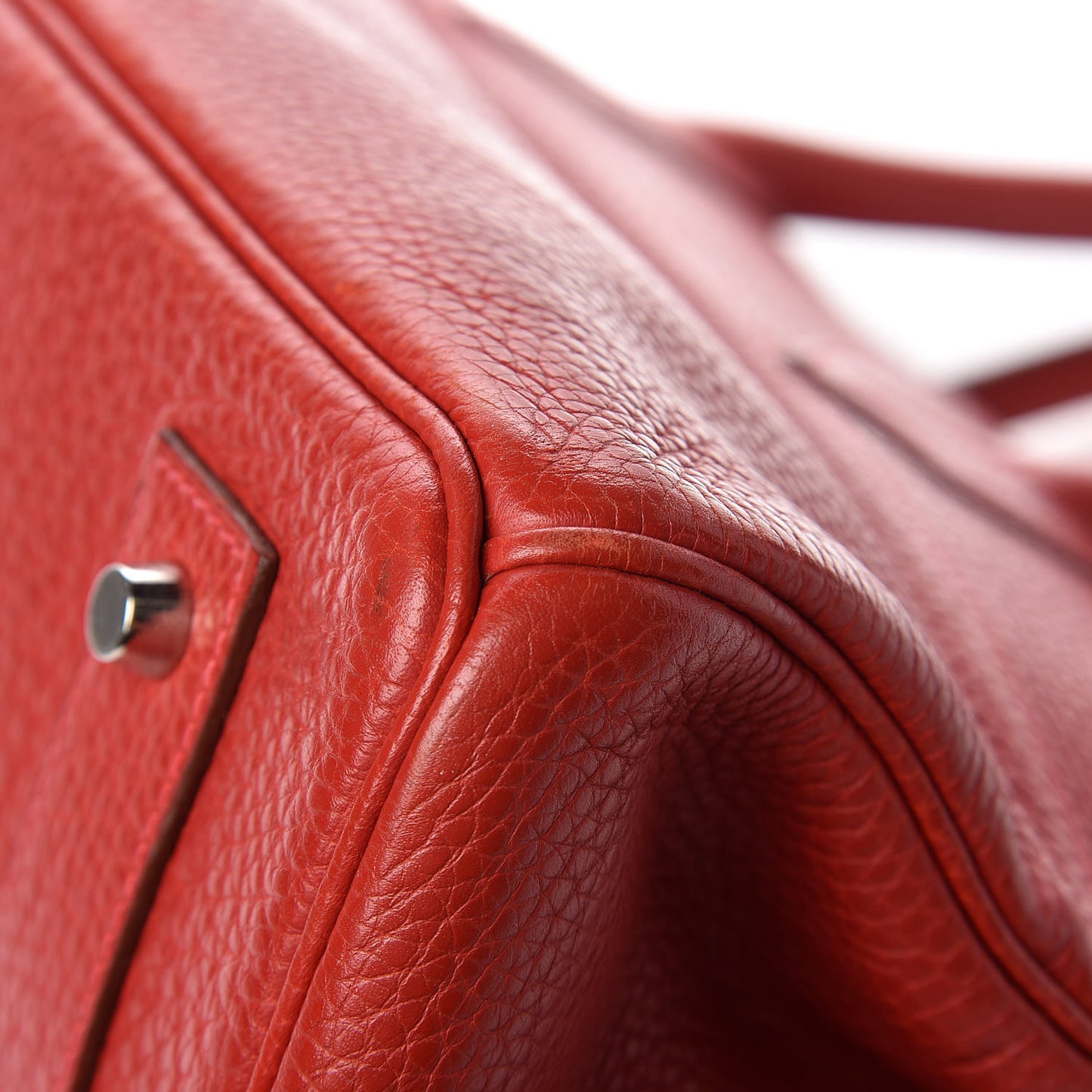 Taurillon Clemence JPG Shoulder Birkin II 42 Rouge Vif