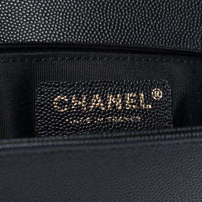 Chanel Caviar Quilted New Medium Boy Flap Black 6 of 9