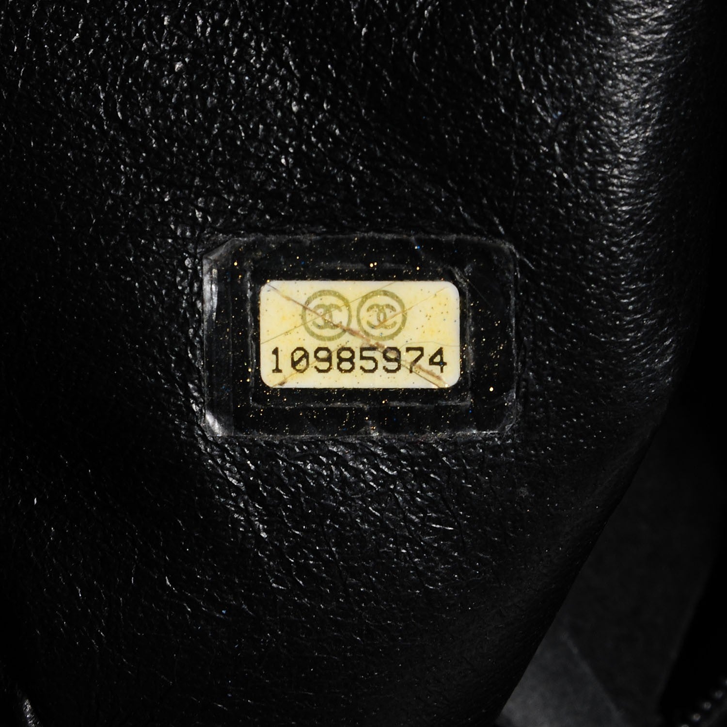 Chanel Glazed Caviar East West Modern Chain Tote Black 7 of 7