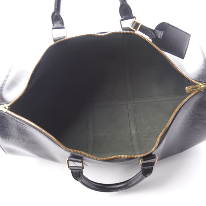 Louis Vuitton Epi Keepall 50 Black 4 of 9