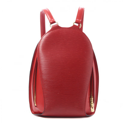 Louis Vuitton Epi Mabillon Backpack Castillan Red 1 of 8