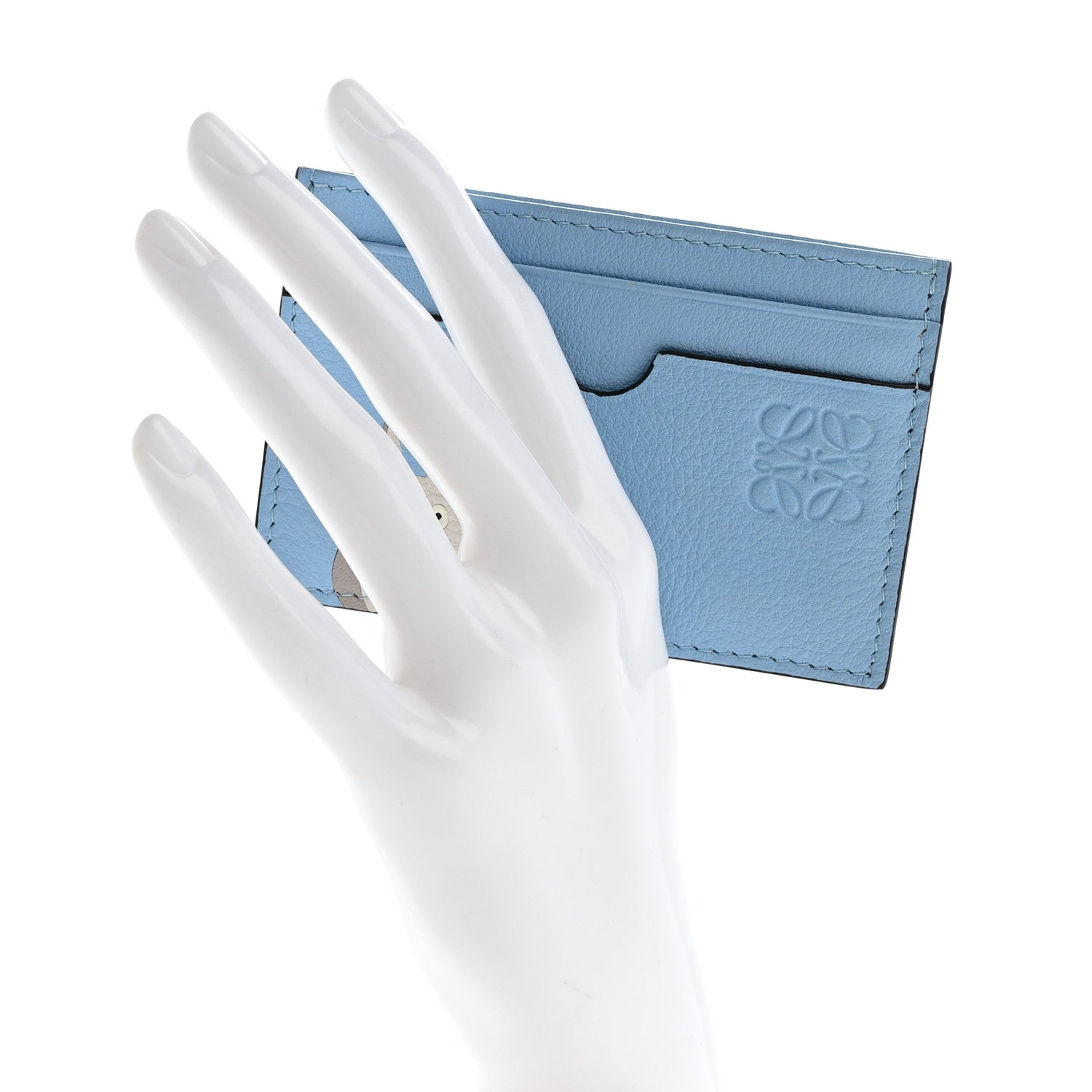 Loewe X MY NEIGHBOR TOTORO Calfskin Card Holder Blue 2 of 8