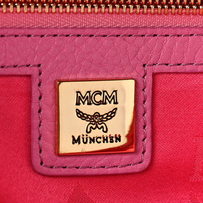 MCM Visetos Studded Small Dual Stark Backpack Pink 6 of 9