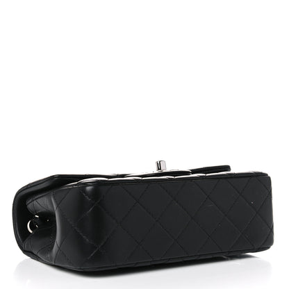 Chanel Lambskin Quilted Mini Rectangular Flap Black 4 of 13