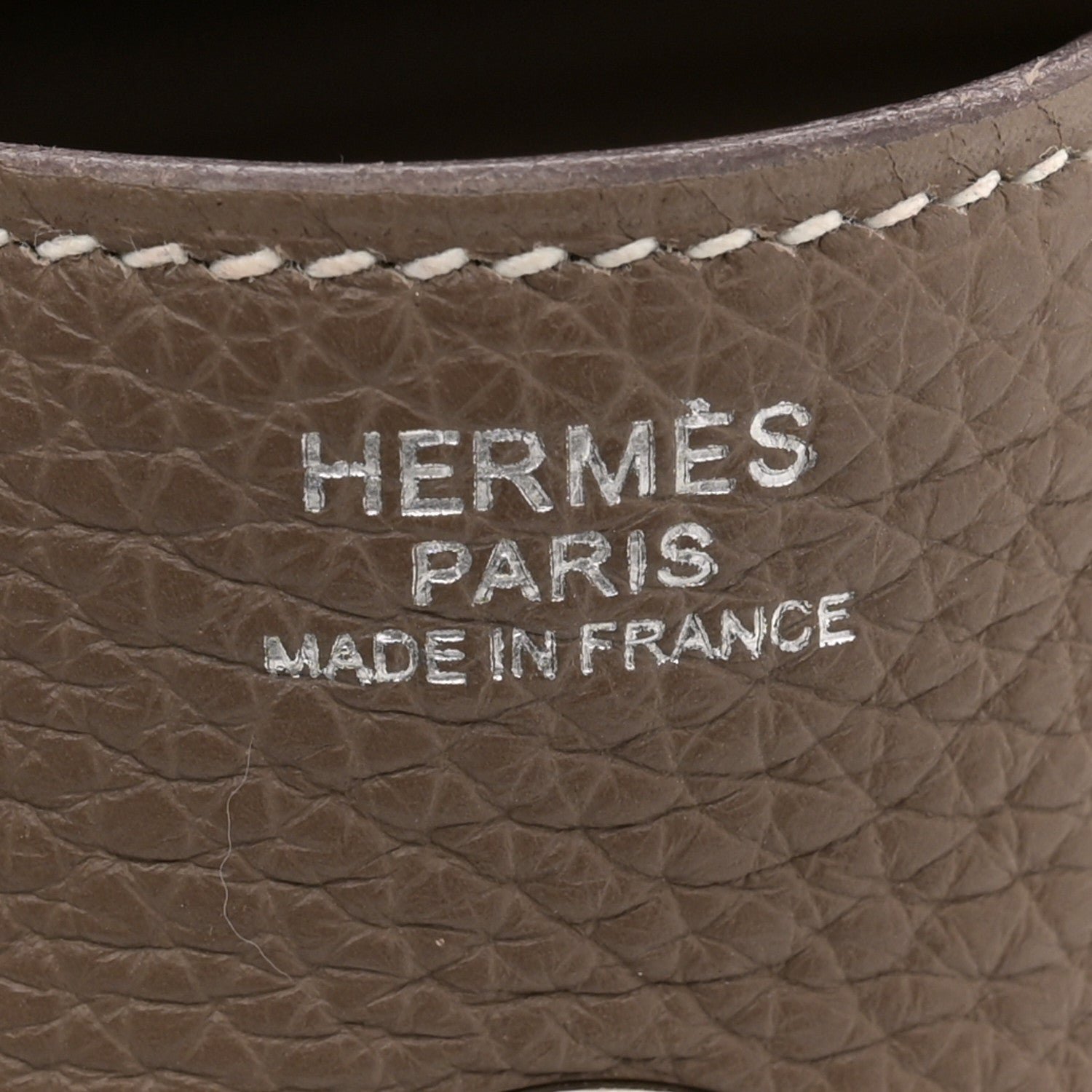 Hermes Taurillon Clemence Lindy 30 Etoupe 5 of 9