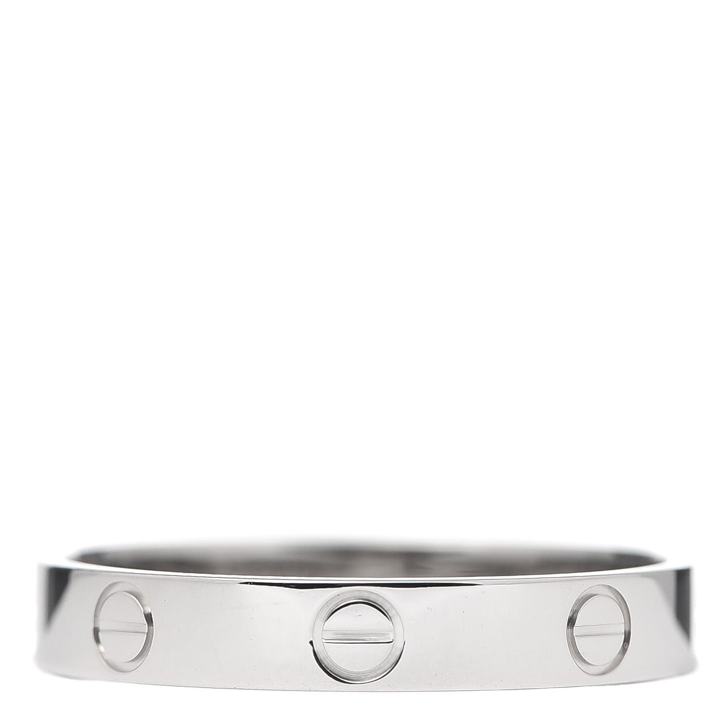 Platinum 3.5mm LOVE Wedding Band Ring 61 9.5