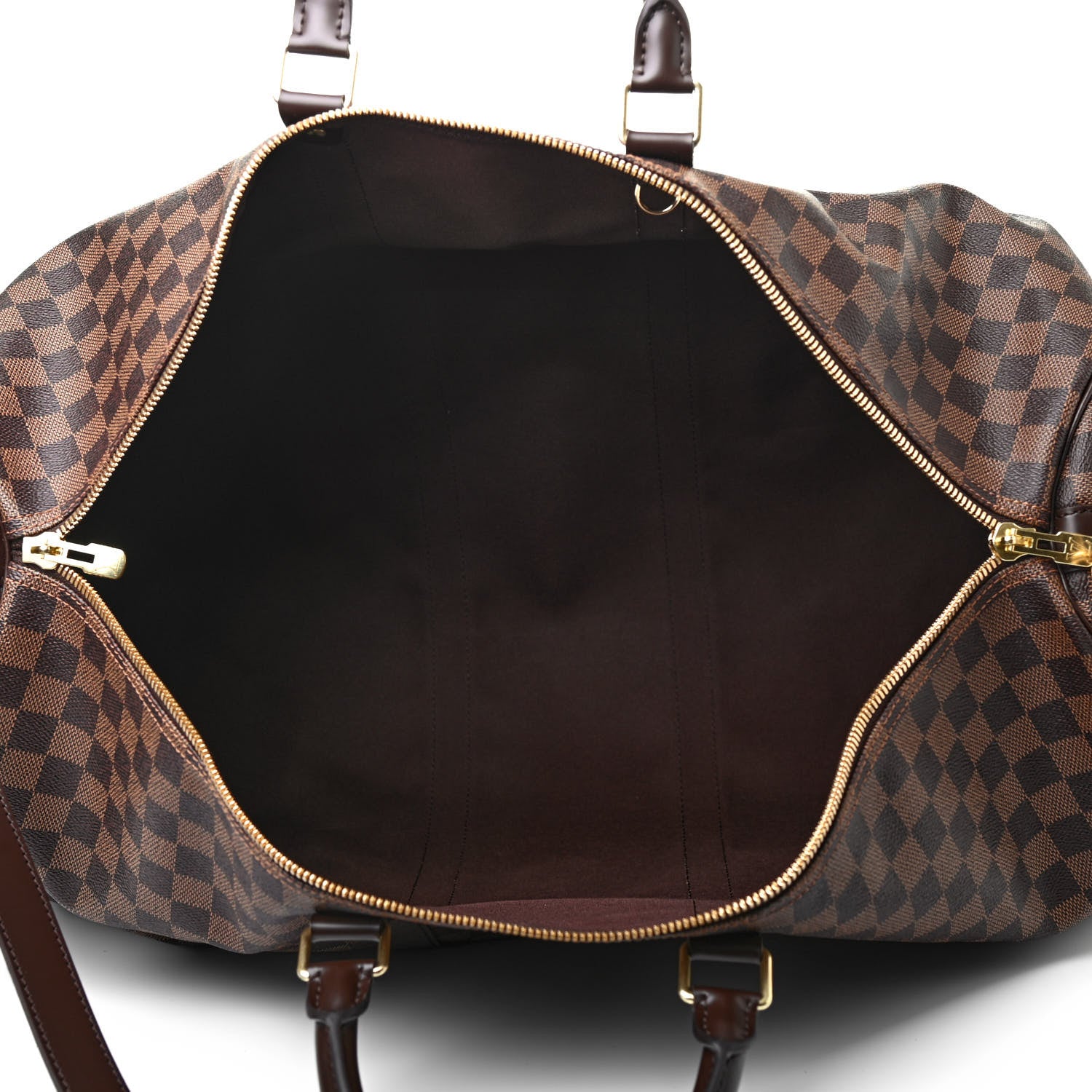 Louis Vuitton Damier Ebene Keepall Bandouliere 55 5 of 11
