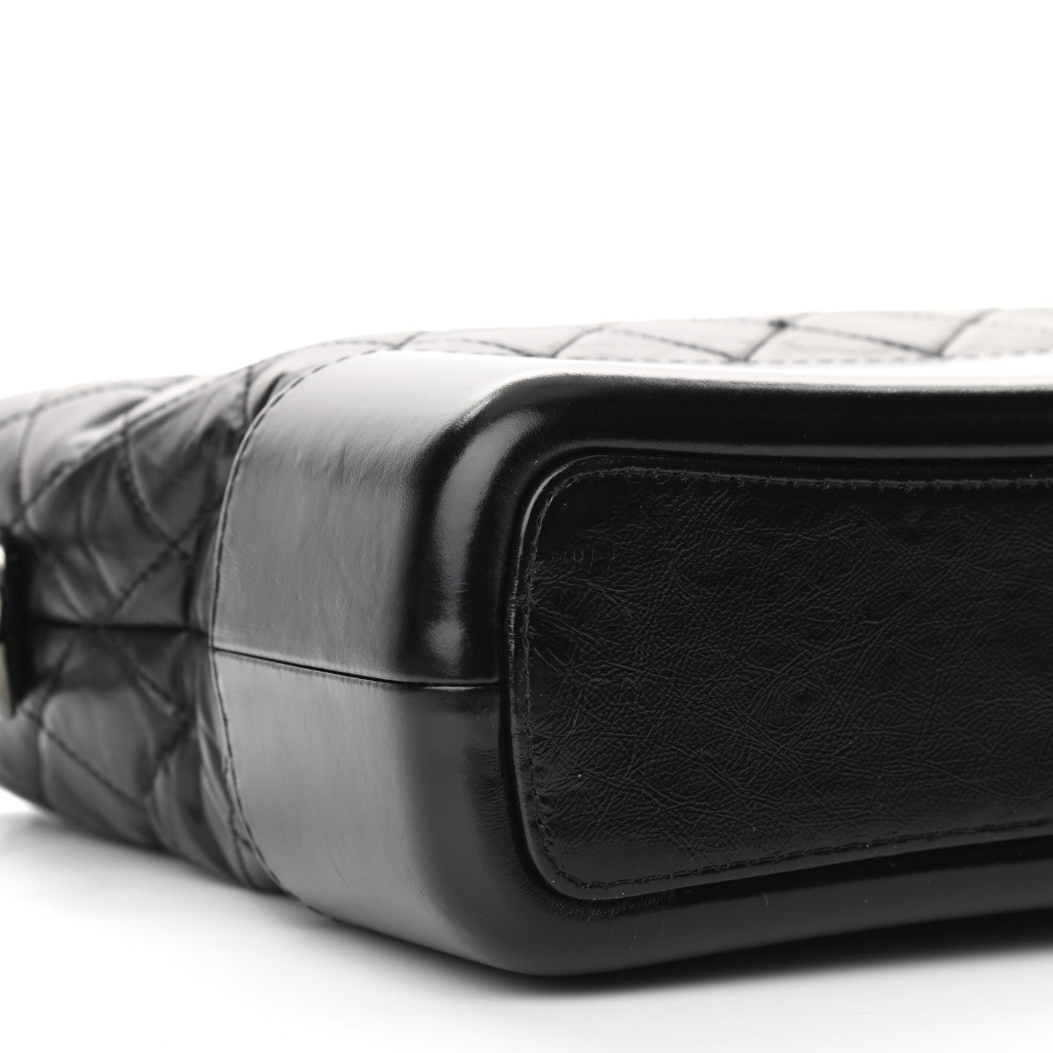 Chanel Aged Calfskin Quilted Medium Gabrielle Hobo Black 5 of 10