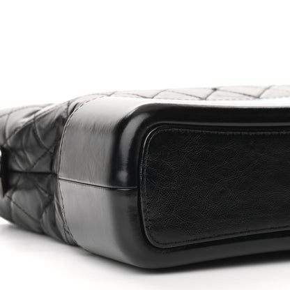 Chanel Aged Calfskin Quilted Medium Gabrielle Hobo Black 5 of 10