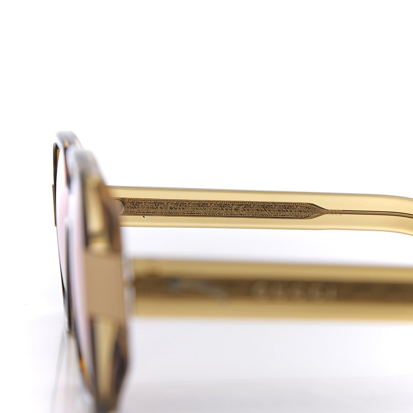 Oversize Square Frame GG0318S Sunglasses Brown