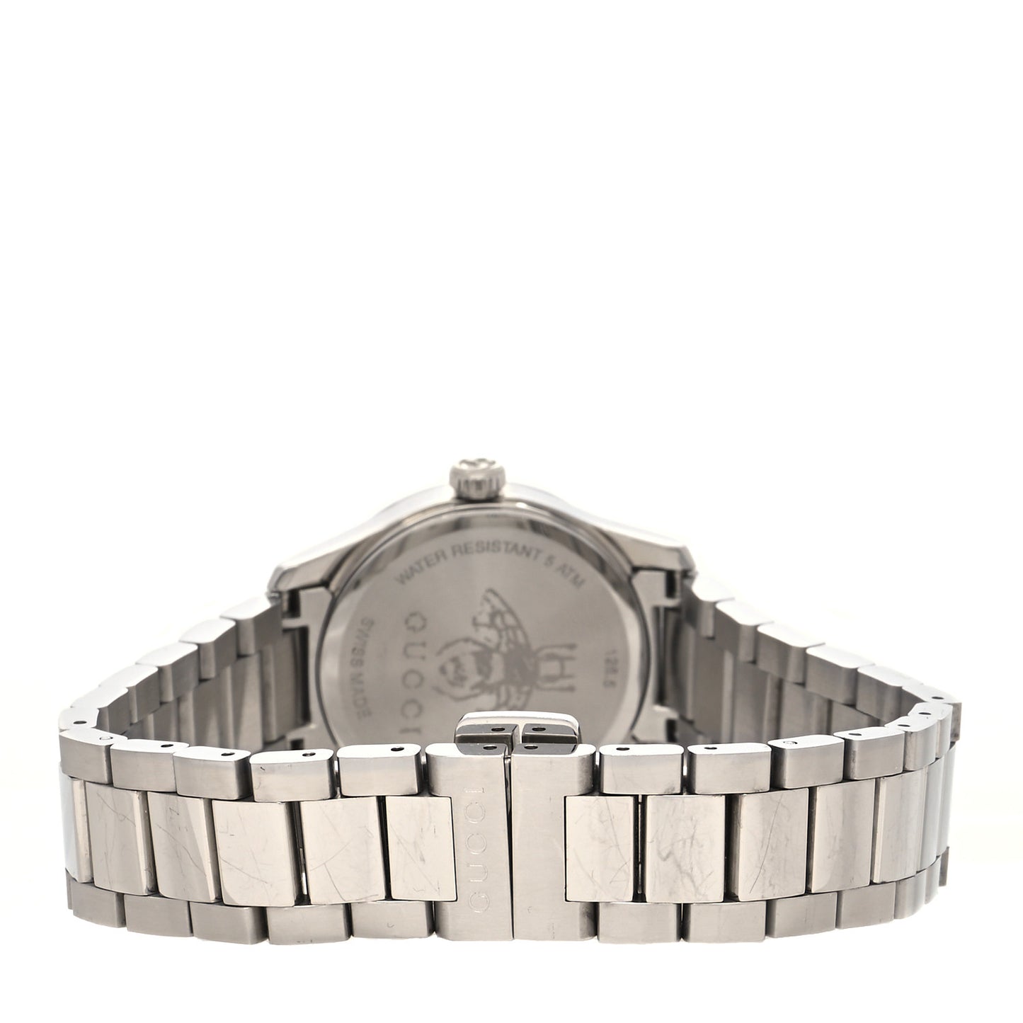 Stainless Steel Pink Mother of Pearl 27mm G-Timeless Cat Quartz Watch