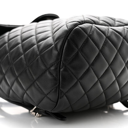 Chanel Lambskin Quilted Small Urban Spirit Backpack Black 9 of 10