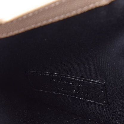 Saint Laurent Grain De Poudre Uptown Pouch Dark Beige 9 of 10