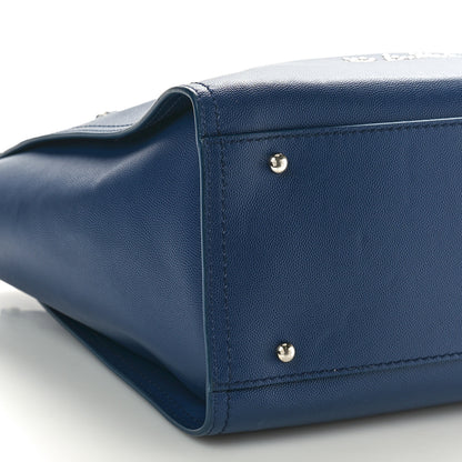 Chanel Caviar Small Studded Deauville Tote Navy 9 of 10