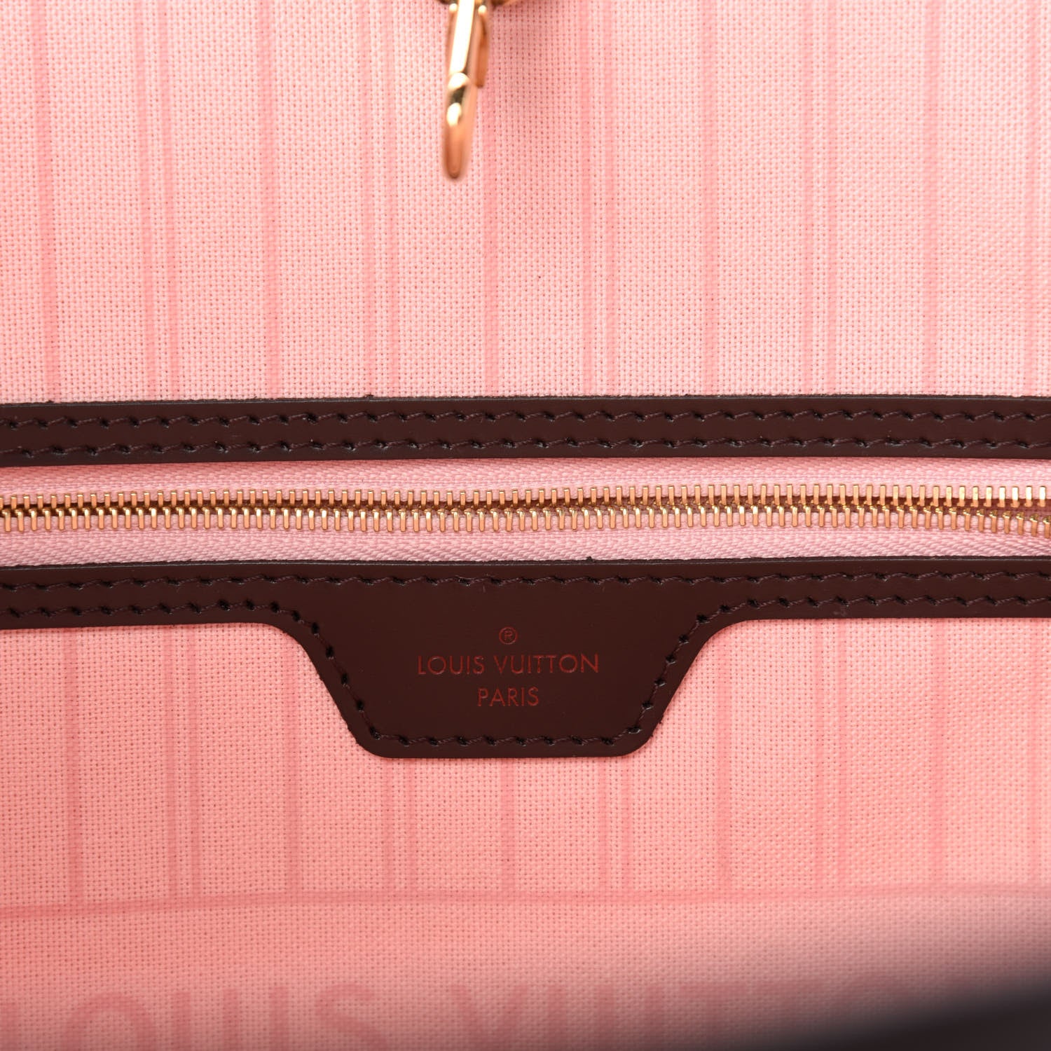 Louis Vuitton Damier Ebene Neo Neverfull MM Rose Ballerine 9 of 12