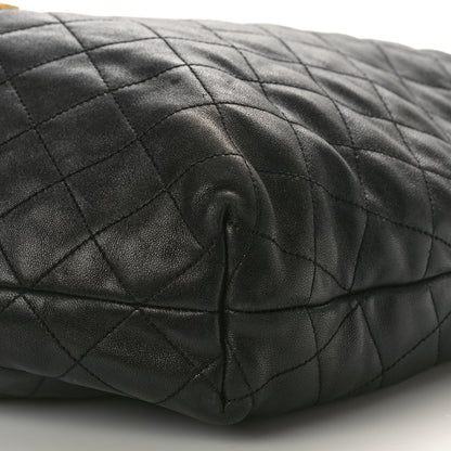 Saint Laurent Lambskin Quilted Maxi Icare Shopping Tote Black 9 of 14