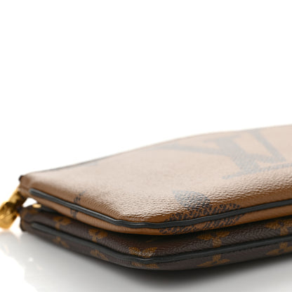 Louis Vuitton Reverse Monogram Giant Double Zip Pochette 9 of 10