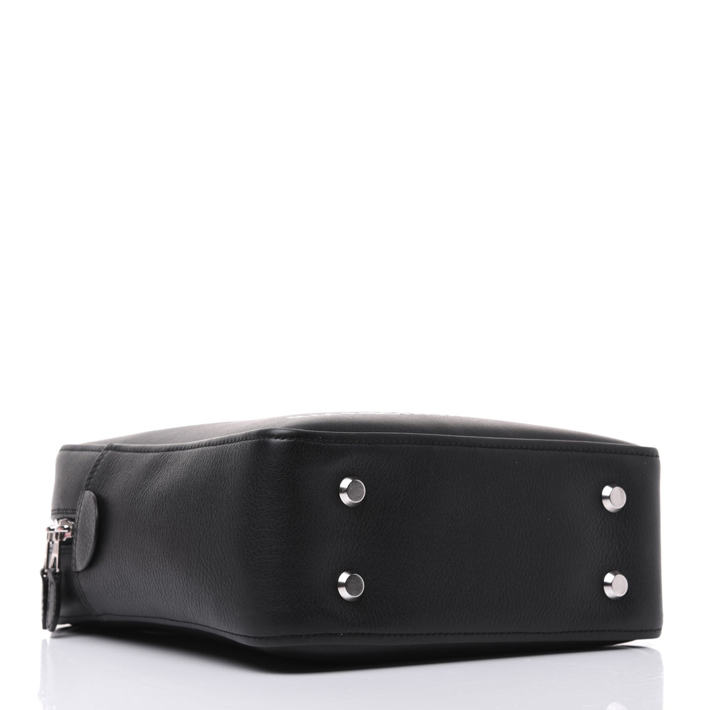 Calfskin S Triangle Duffle Black