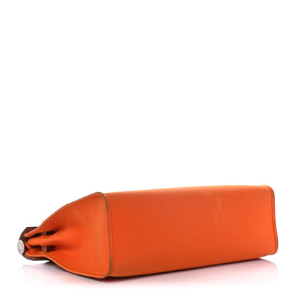 Hermes Toile Vache Hunter Herbag Zip 31 PM Orange 4 of 13
