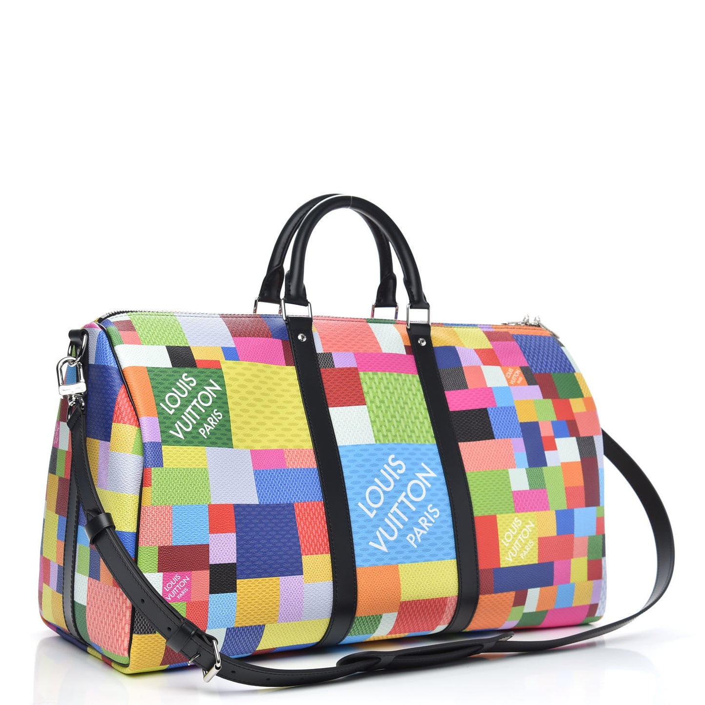 Damier Graphite 3D Keepall Bandouliere 50 Multicolor