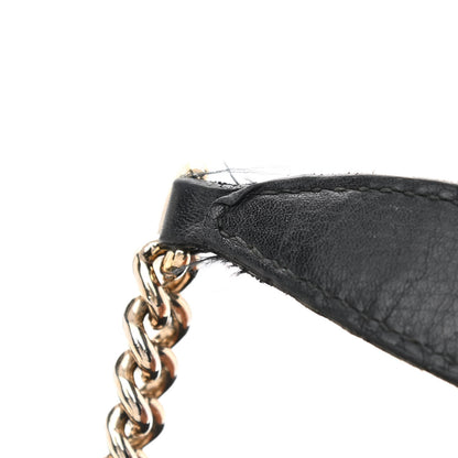 Gucci Pebbled Calfskin Medium Soho Chain Shoulder Bag Black 14 of 15