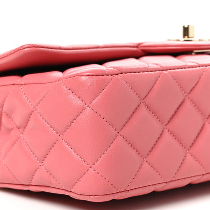 Chanel Lambskin Quilted Valentine Charms Medium Single Flap Pink 9 of 10
