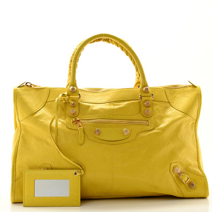 Balenciaga Agneau Giant 12 Gold Hardware Work Curry 2 of 11