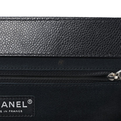 Chanel Caviar Quilted CC Large Clutch Black 10 of 10