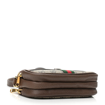 Gucci GG Supreme Monogram Web Mini Ophidia GG Bag Brown 3 of 10