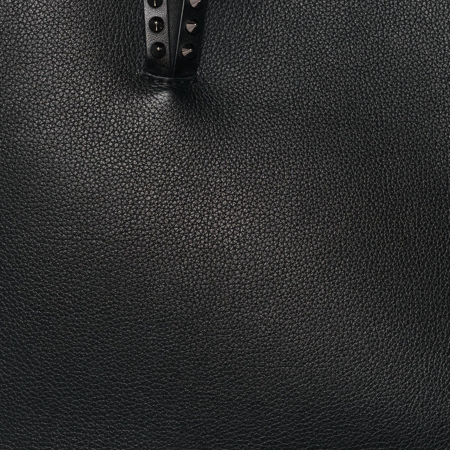 Calfskin Spikes East West Cabata Tote Black
