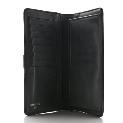 Chanel Caviar Quilted Boy Yen Wallet Black 6 of 11