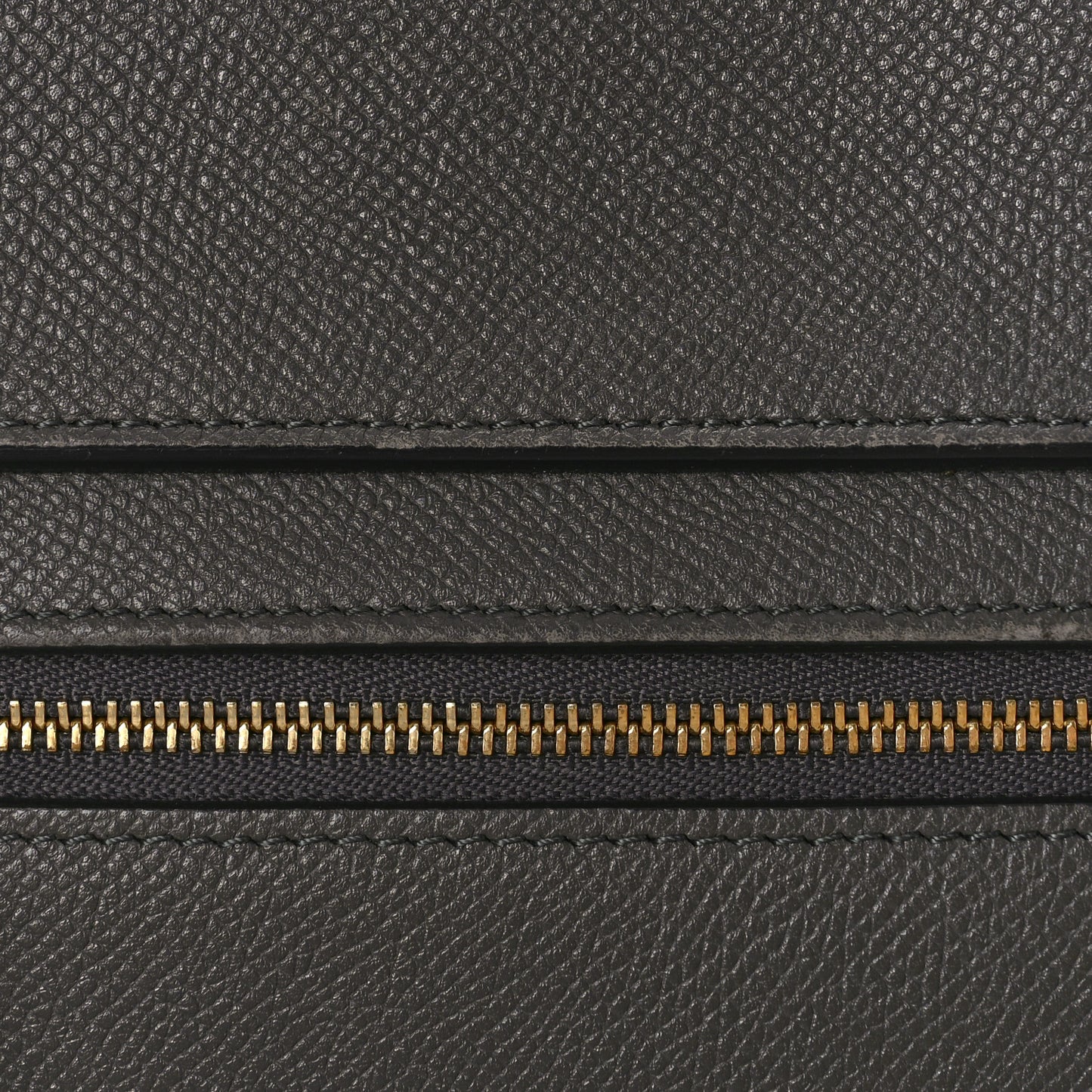 Grained Calfskin Small Belt Bag Grey