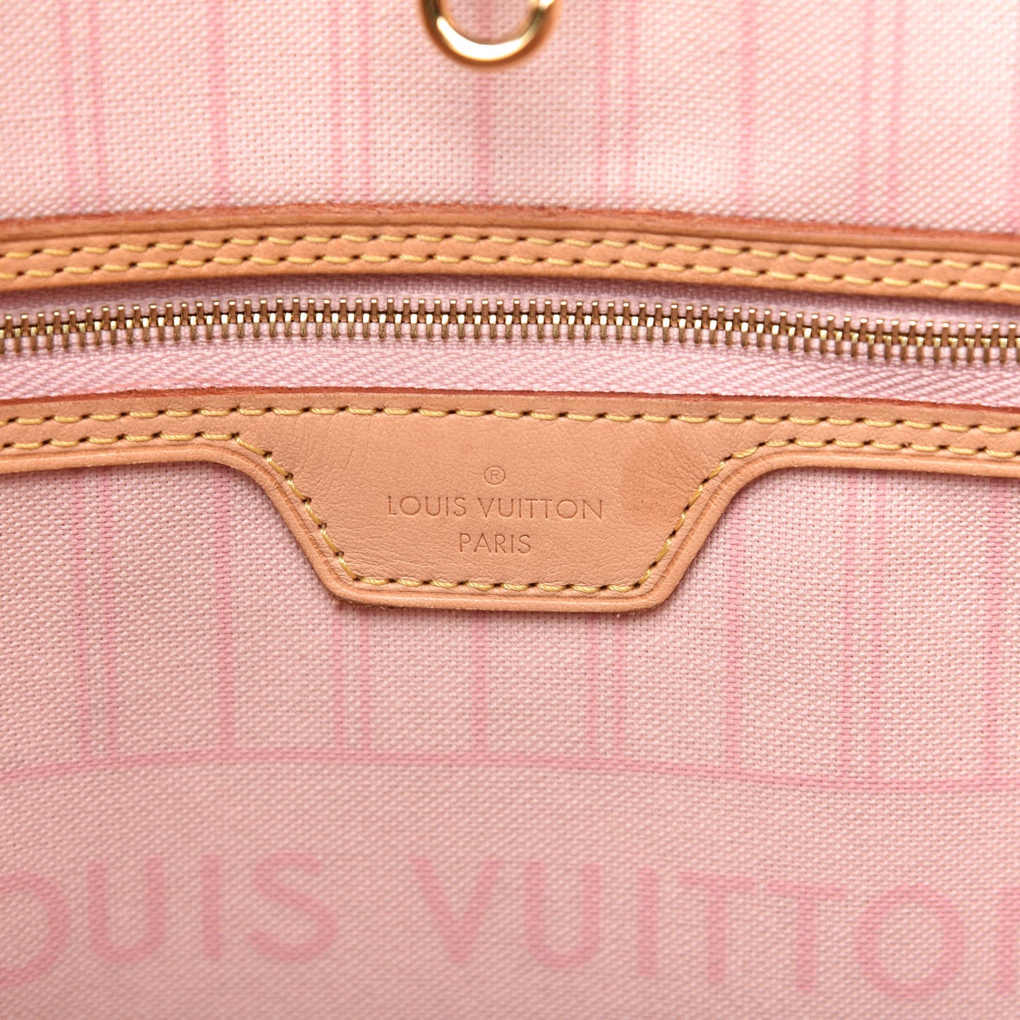 Damier Azur Neo Neverfull MM Rose Ballerine