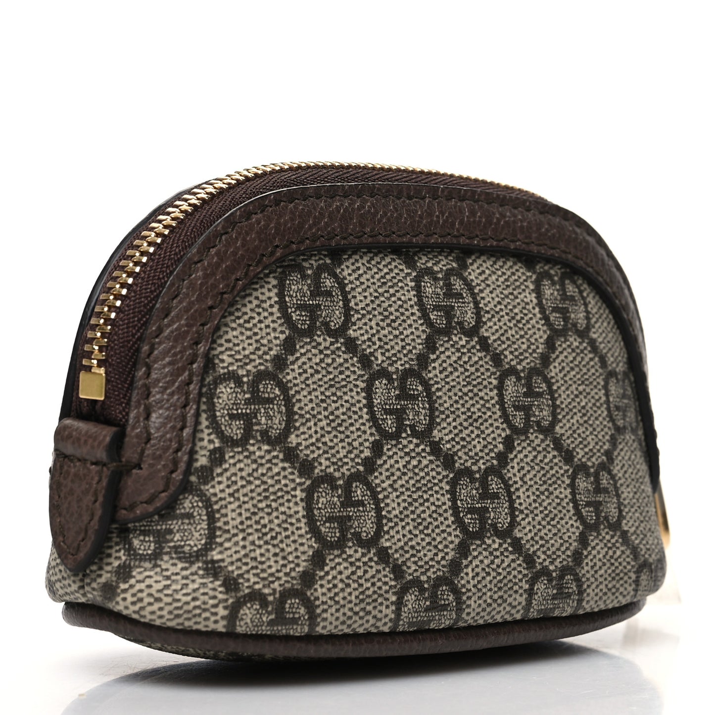 GG Supreme Monogram Web Ophidia Dome Key Pouch Beige New Acero