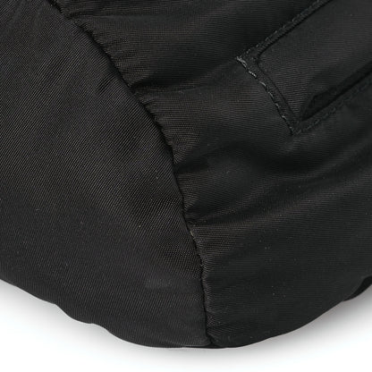 Prada Re-Nylon Vitello Metal Triangle Logo Sling Backpack Black 11 of 11