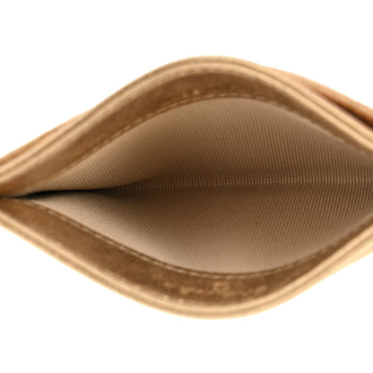 Chanel Metallic Lambskin Quilted CC Card Holder Gold 5 of 9