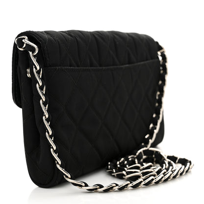 Prada Nylon Tessuto Impuntu Quilted Flap Crossbody Black 3 of 11