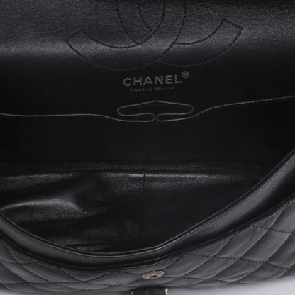 Chanel Calfskin 2.55 Reissue 226 Flap Metallic Black 8 of 8