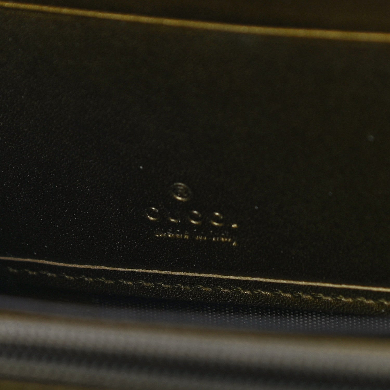 Gucci Shine Microguccissima Lovely Heart Zip Around Wallet Gold 6 of 10