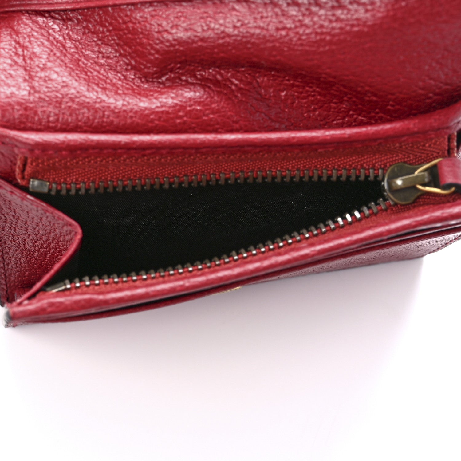 Gucci GG Supreme Monogram Queen Margaret Card Case Red 6 of 13
